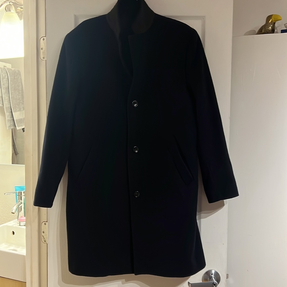 Jcrew Ludlow Navy Blue Mens Top Coat